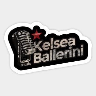 Kelsea Ballerini - Vintage Microphone Sticker